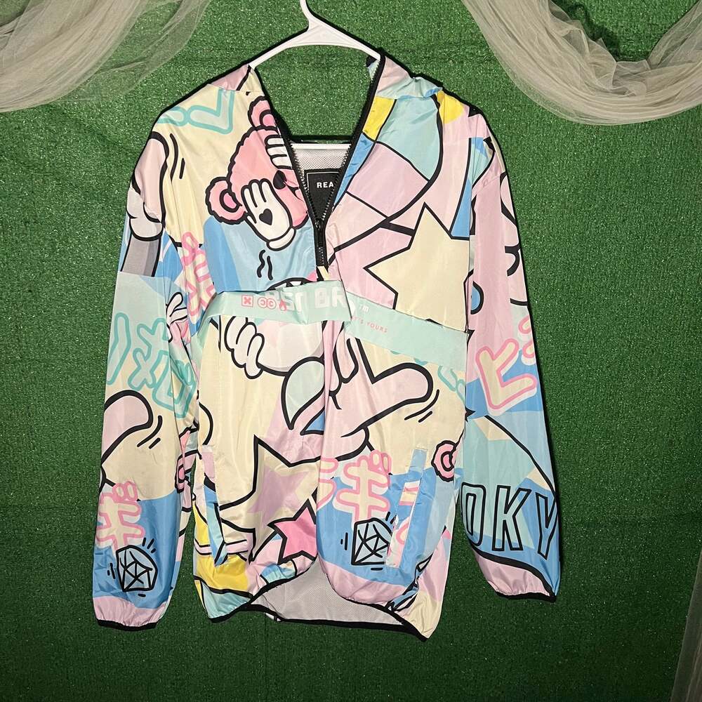 Reason Clothing Neo World Anorak Windbreaker Hoodie